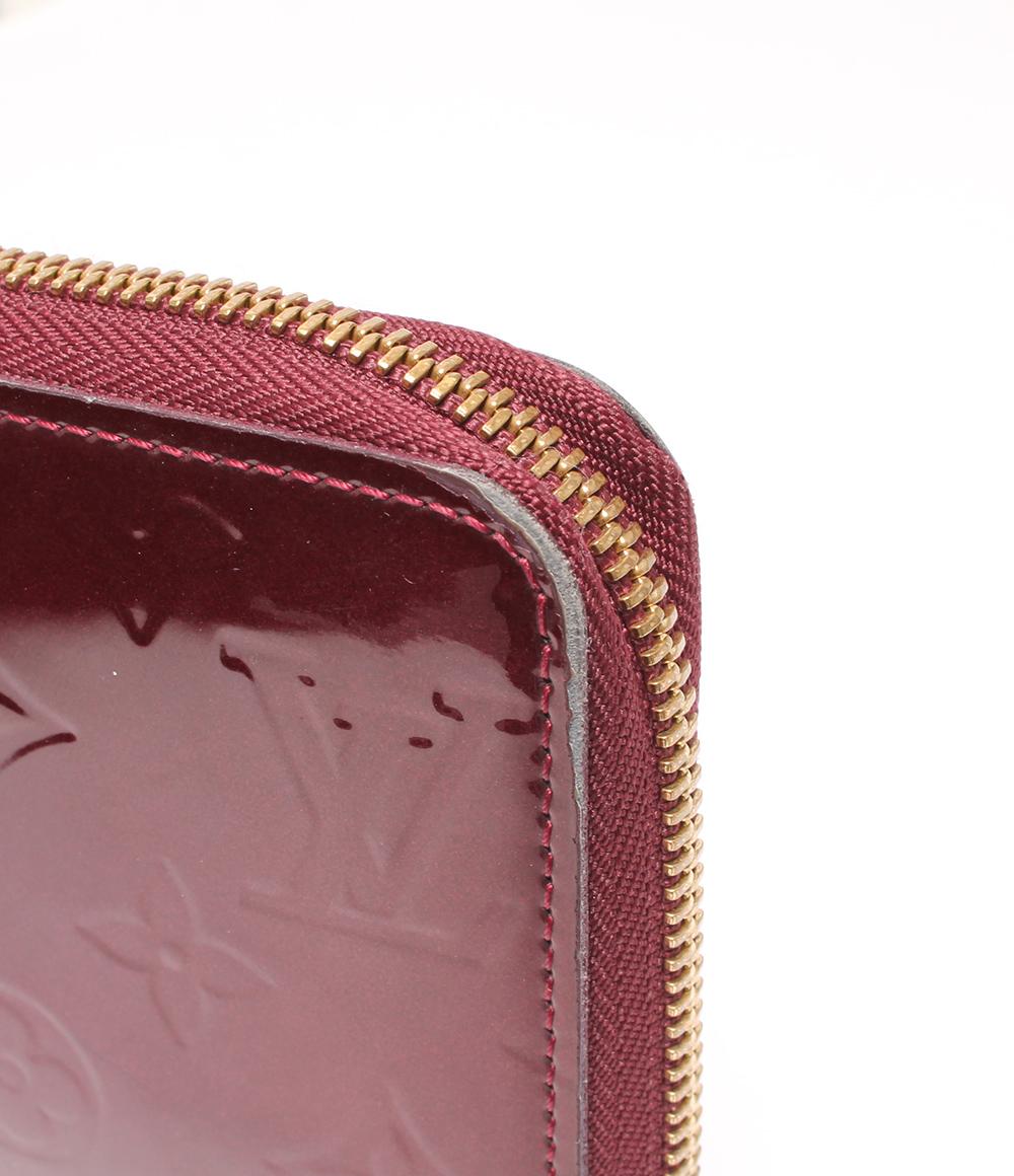 Louis Vuitton Rouge Monogram Vernis Long Zipper Wallet in Red - Lyst
