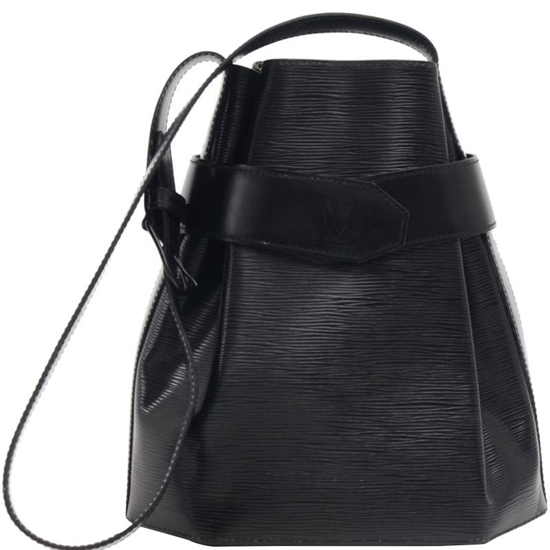 Louis Vuitton Noir Epi Leather Sac D&#39;epaule Bag in Black - Save 10% - Lyst