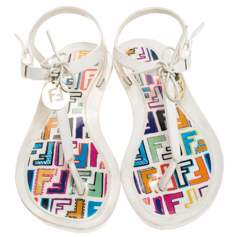 fendi jelly sandals