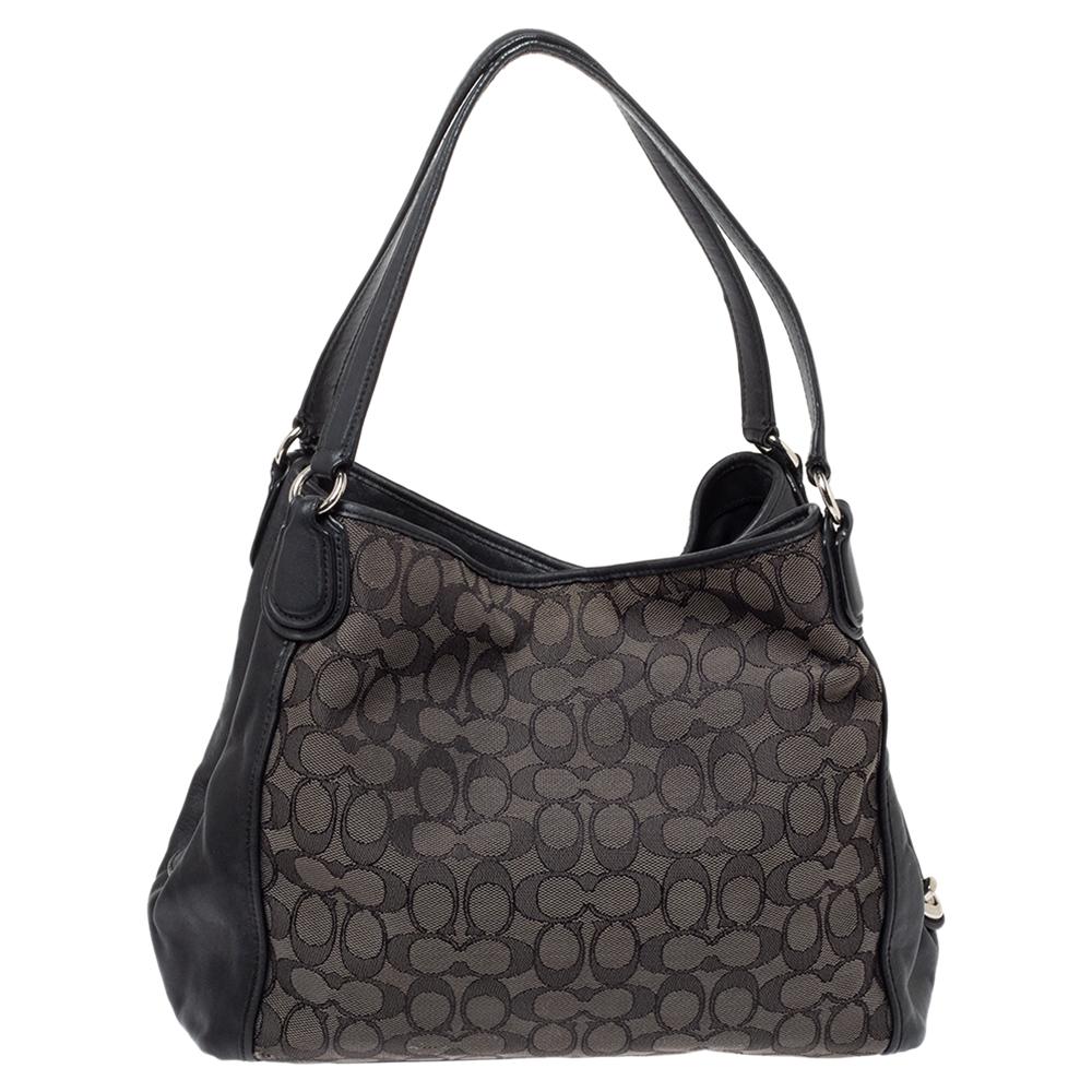 Coach Edie Shoulder Bag 31 In Signature Canvas With Rivets Ahoy Comics