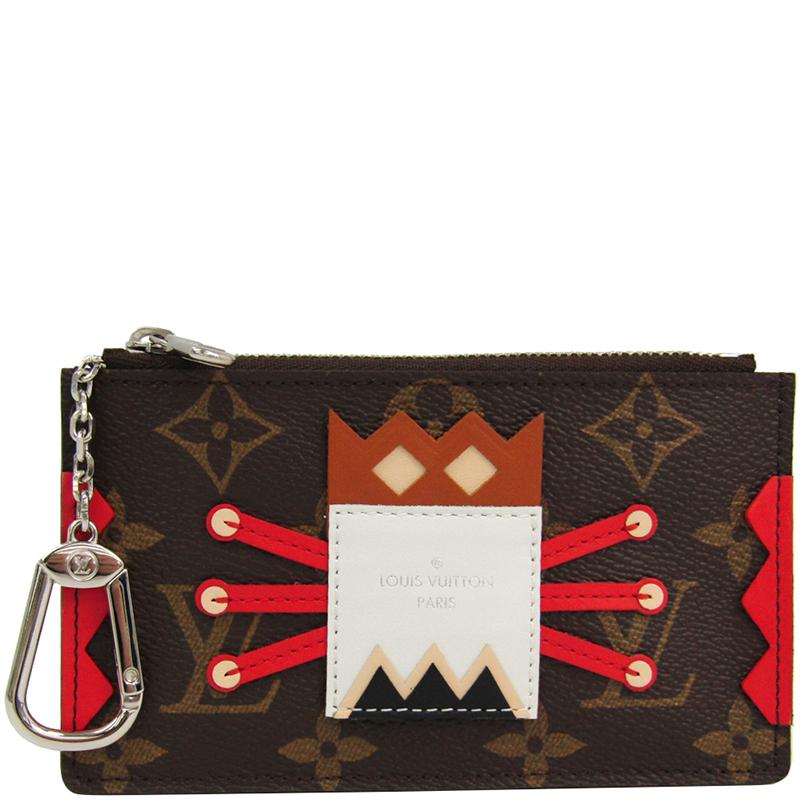 Louis Vuitton Monogram Canvas Mask Key Pouch in Red - Lyst