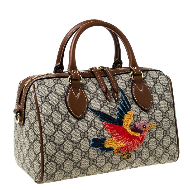 gucci bag with bird design