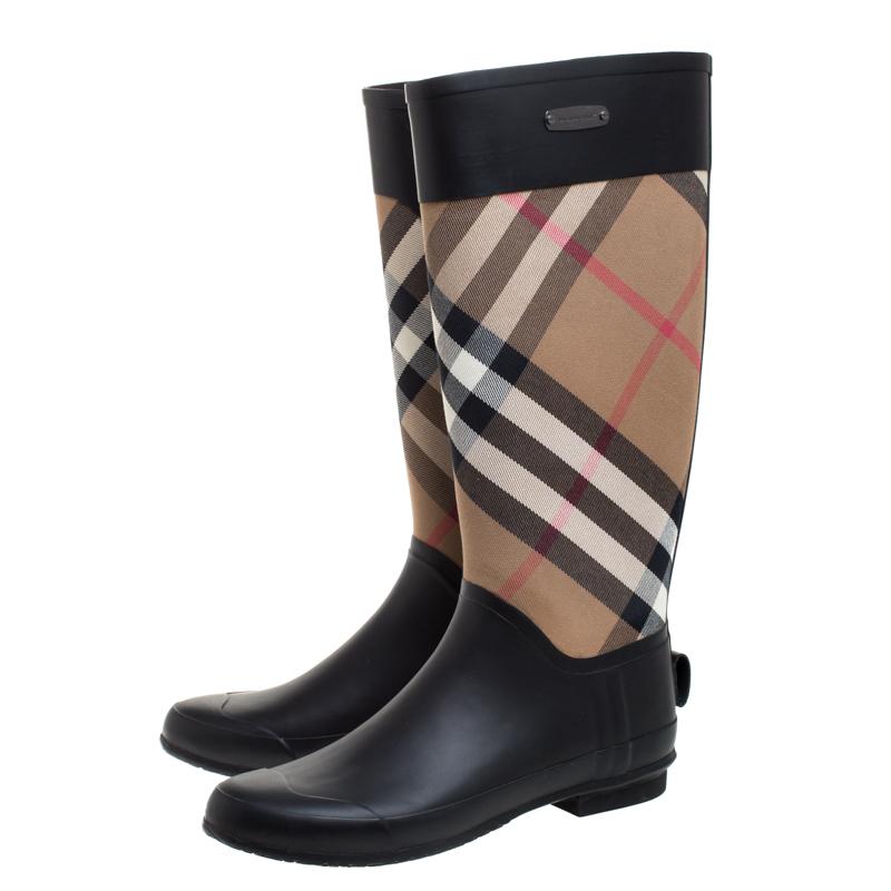 burberry clemence rain boot