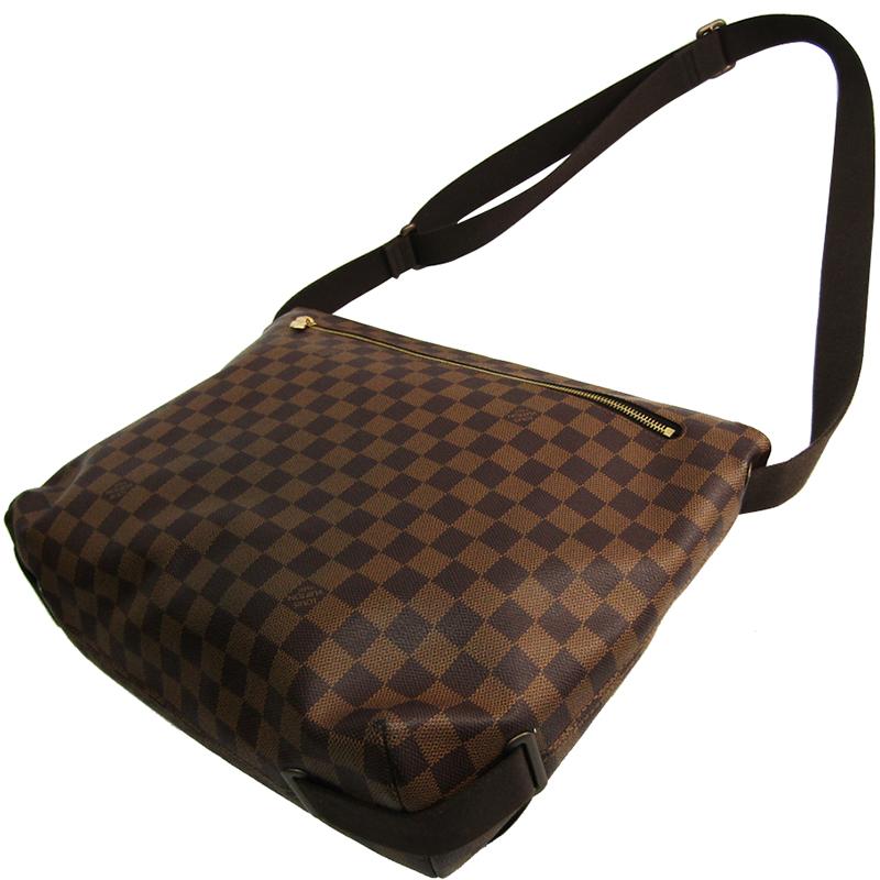 Louis Vuitton Damier Ebene Canvas Brooklyn Mm Messenger Bag in Brown - Lyst