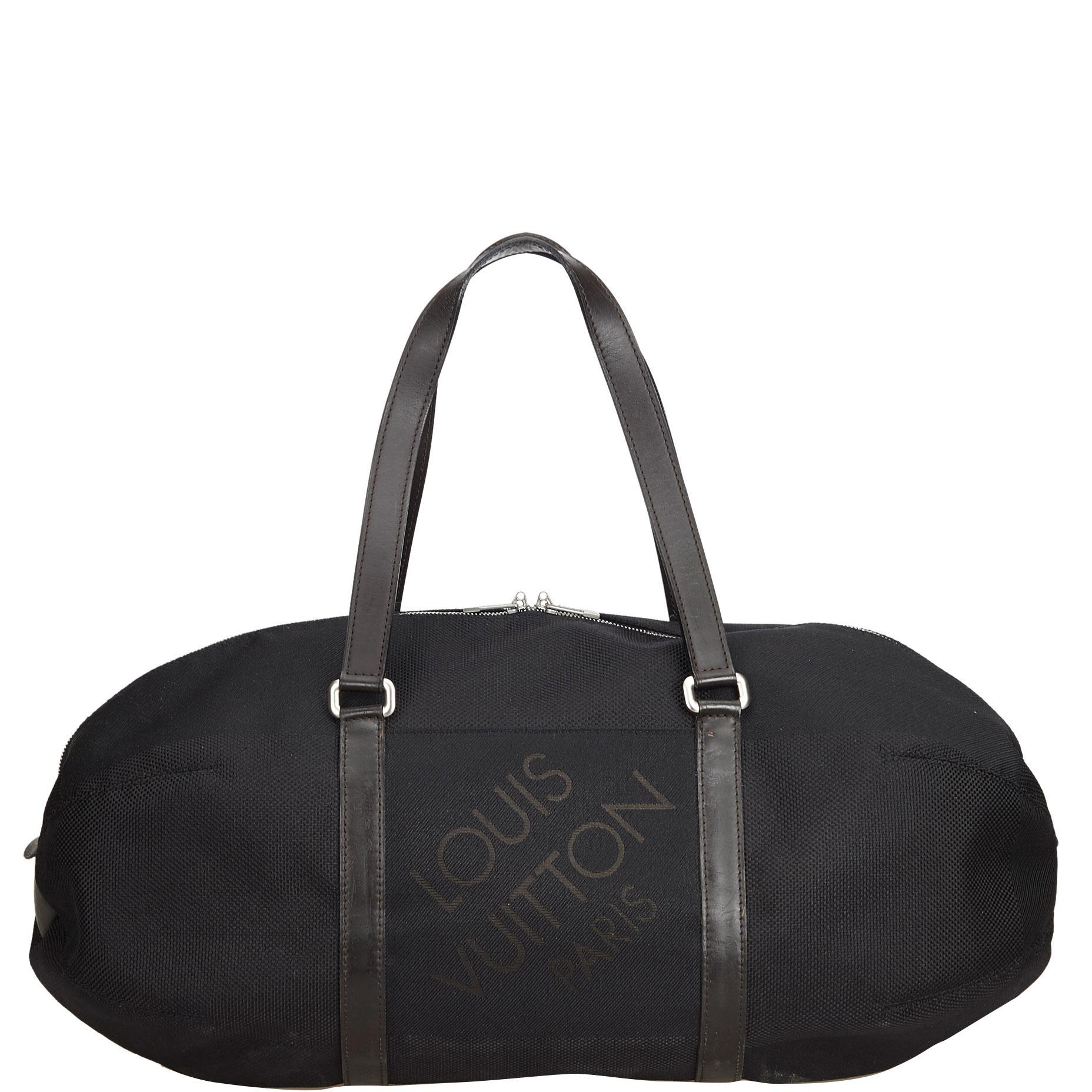 Louis Vuitton Canvas Black Damier Geant Attaquant Duffel Bag - Lyst