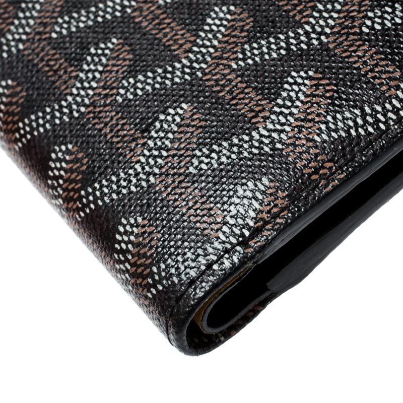 Goyard Brown/white Coated Canvas Victoire Bifold Wallet for Men - Lyst