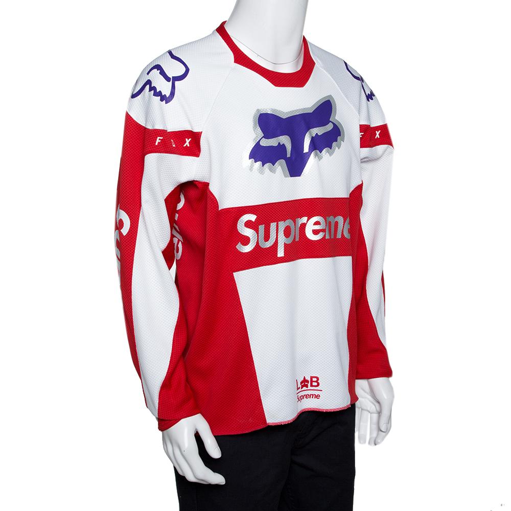 supreme x fox jersey