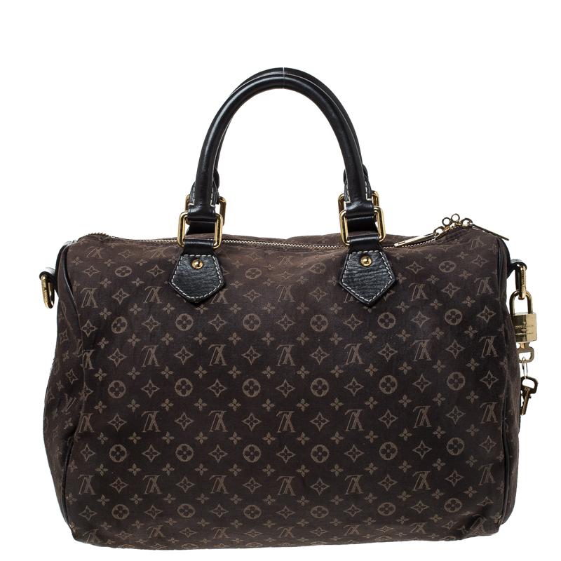 Louis Vuitton Fusain Monogram Idylle Canvas Bandouliere Speedy 30 Bag in Brown - Lyst