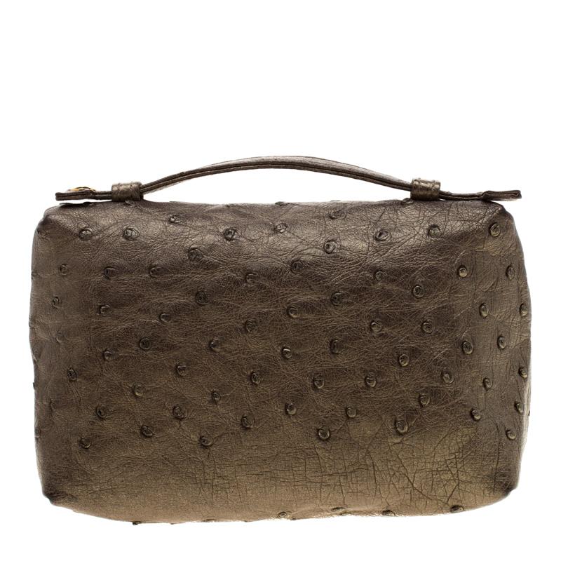 loro piana ostrich pouch