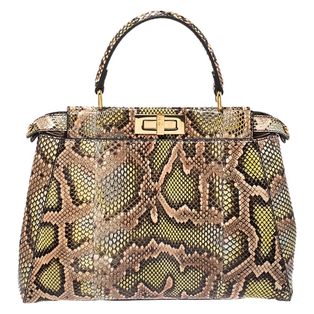 fendi first python bag