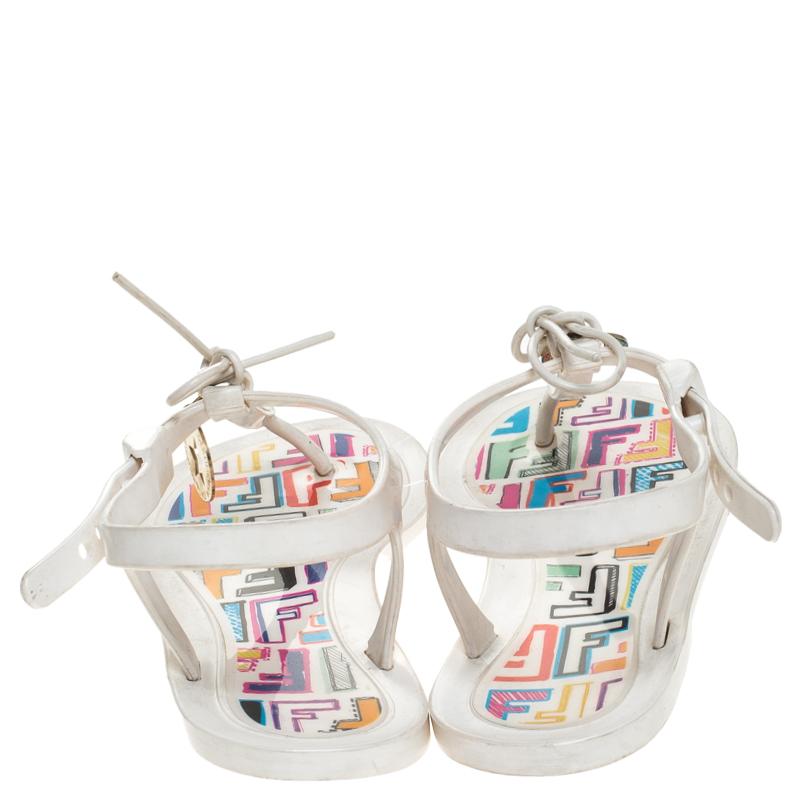 fendi jelly sandals
