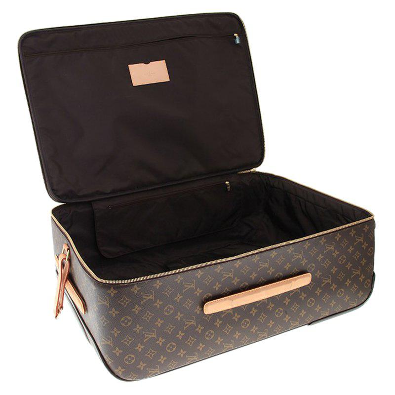 Louis Vuitton Monogram Canvas Pegase 65 Suitcase in Brown for Men - Lyst