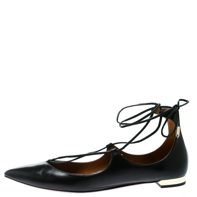 aquazzura christy flats