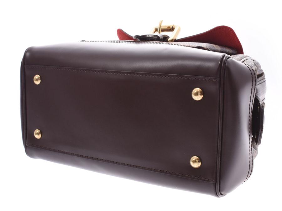 Louis Vuitton Damier Knightsbridge Brown N51201 Ladies Genuine Leather Handbag A Rank Used Ginzo ...