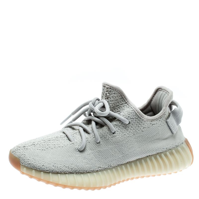 Yeezy X Adidas Sesame Cotton Knit Boost 350 V2 Sneakers Size 36.5 in Beige (Natural) for Men - Lyst