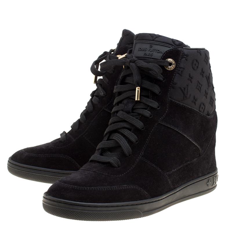 louis vuitton millenium wedge sneaker