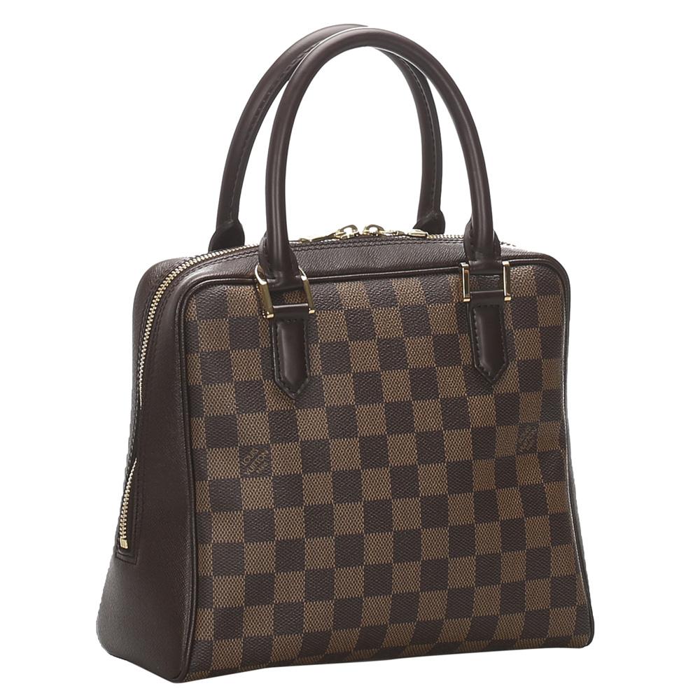 Louis Vuitton Damier Ebene Canvas Brera Bag in Brown - Lyst
