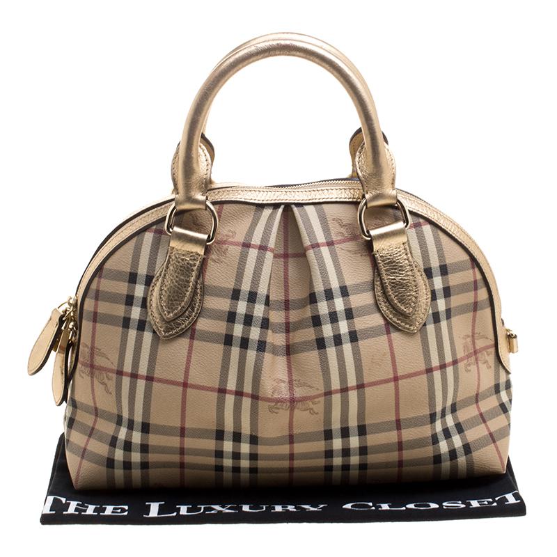burberry gold bag