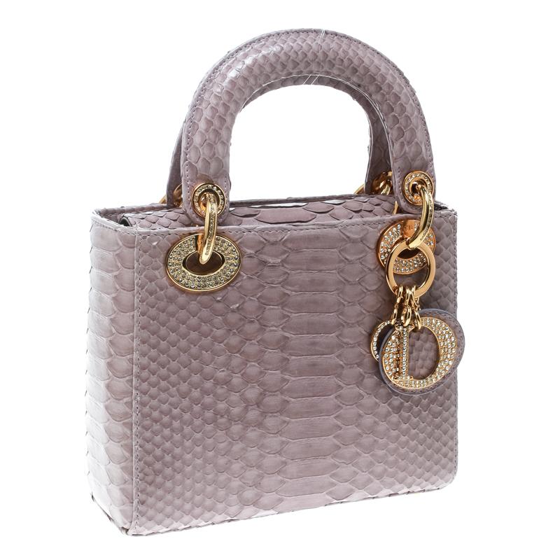python lady dior bag