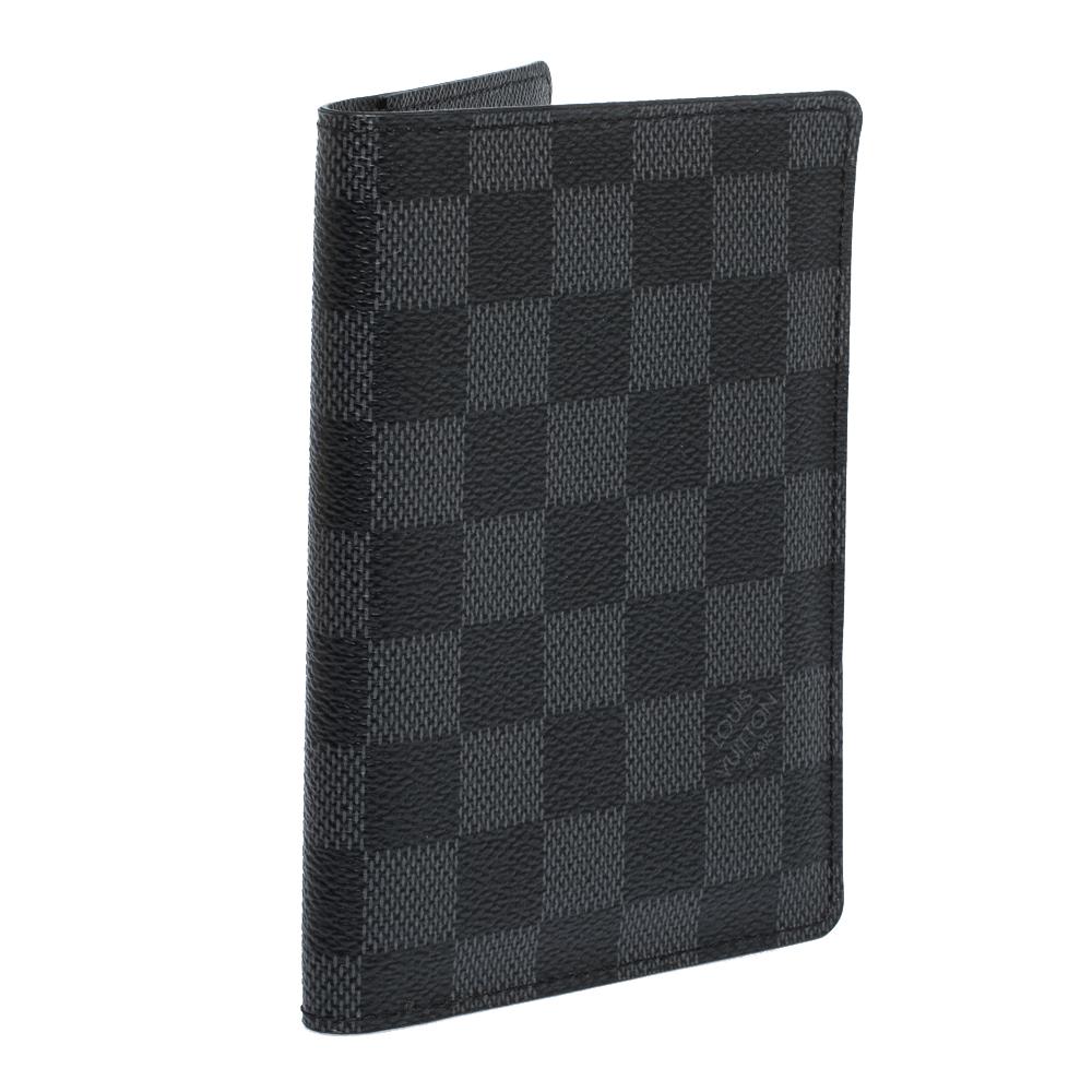 Lv Passport Holder Damier Graphite