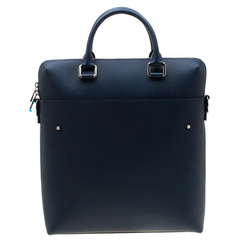 Louis Vuitton Grigori Blue Leather Bag for Men - Save 1% - Lyst