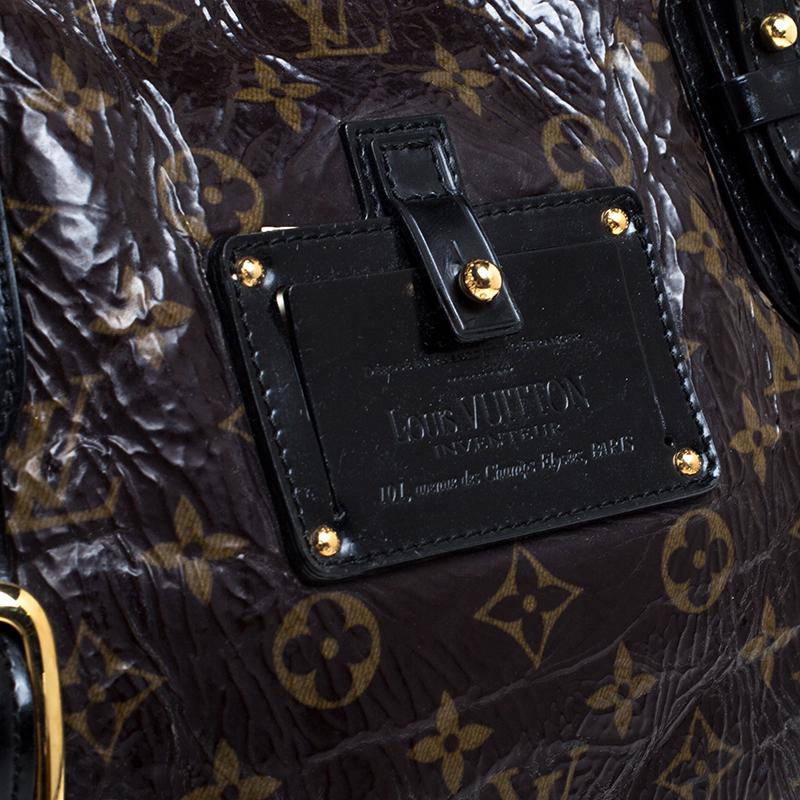 Louis Vuitton Leather Monogram Limited Edition Shearling Thunder Bag in Brown - Lyst