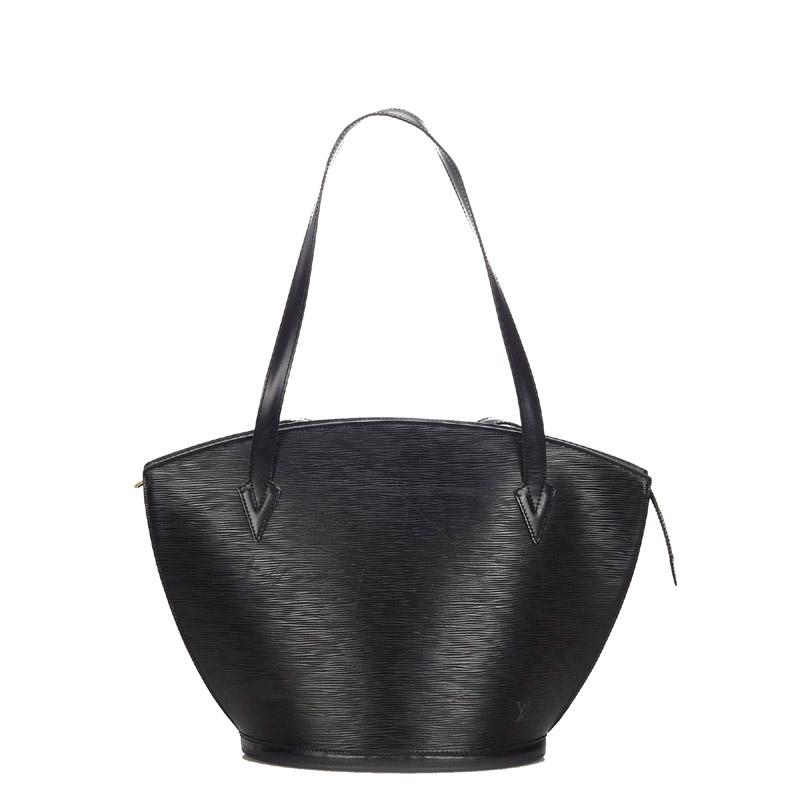 Louis Vuitton Black Epi Leather Leather Epi Saint Jacques Pm Short Strap France W/ Dust Bag ...