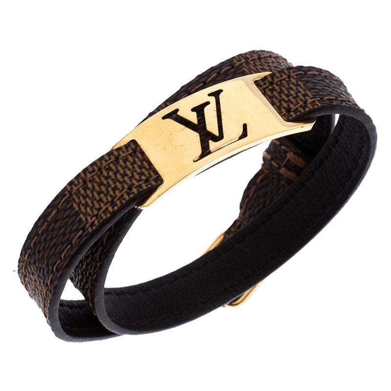 Louis Vuitton Keep It Brown Damier Ebene Canvas Bracelet at 1stDibs  louis vuitton  bracelet men, louis vuitton jewelry, leather bracelets for men