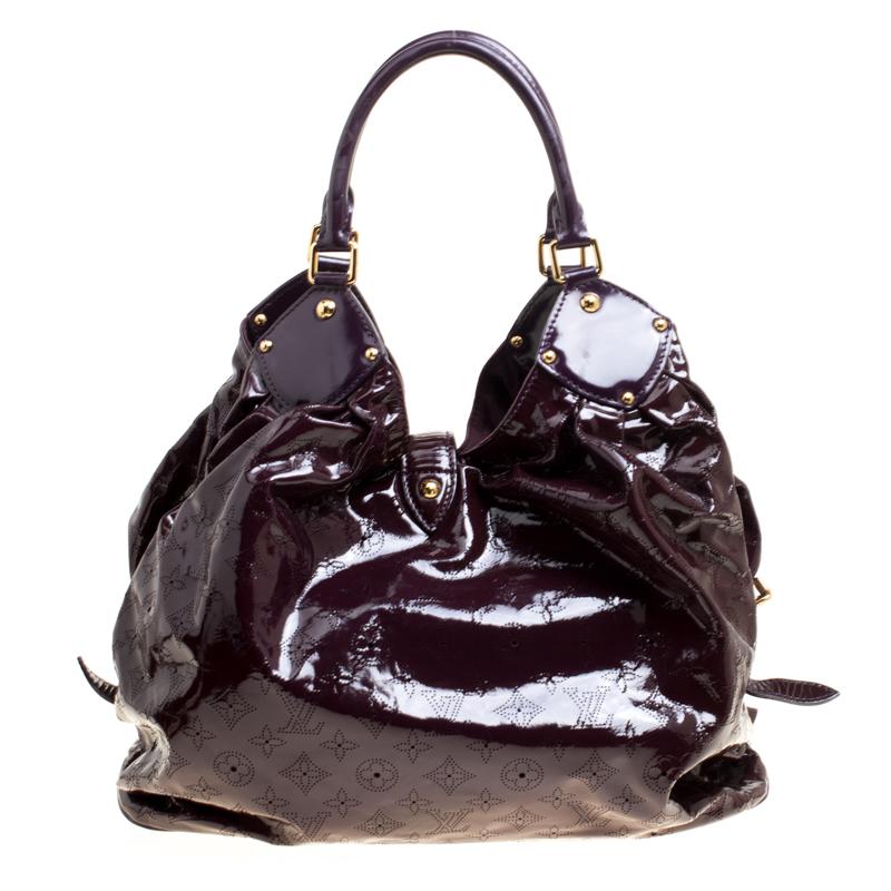 Louis Vuitton Flamme Mahina Patent Leather Limited Edition Surya Xl Bag in Purple - Lyst