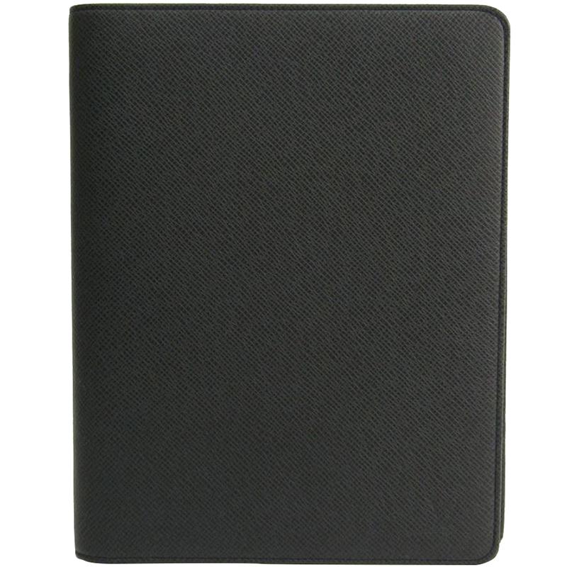Louis Vuitton Ardoise Taiga Leather Desk Agenda Cover in Black for Men - Lyst