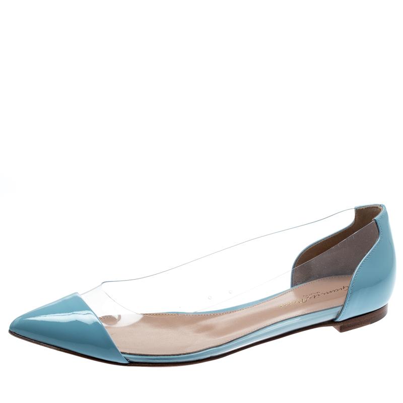 gianvito rossi plexi flat