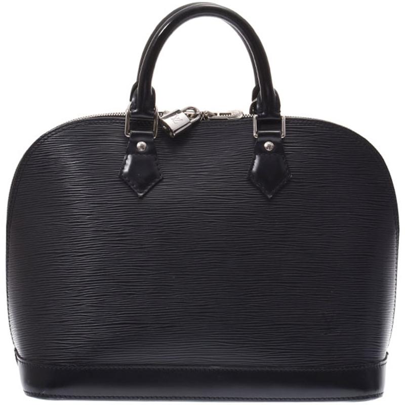 Louis Vuitton Noir Epi Leather Alma Pm Bag in Black - Lyst