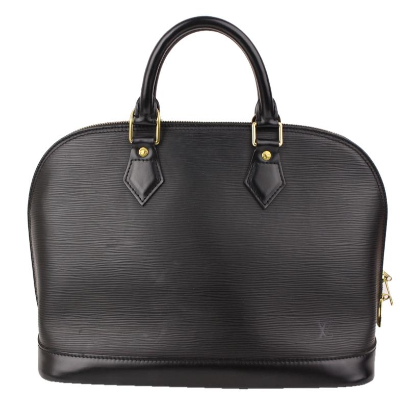 Louis Vuitton Noir Epi Leather Alma Pm Bag in Black - Lyst