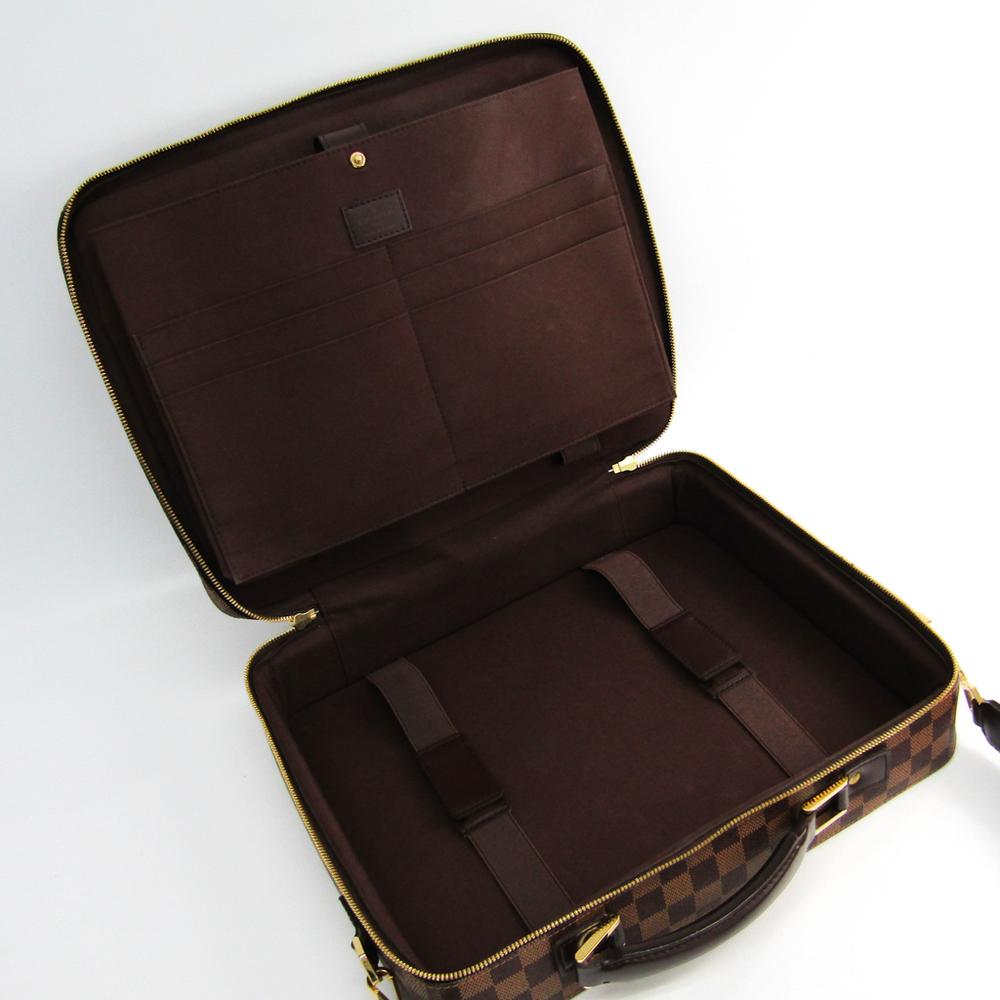 Louis Vuitton Damier Ebene Canvas Porte-ordinateur Sabana Laptop Bag in Brown for Men - Lyst
