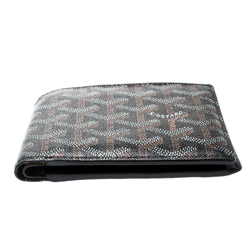 Goyard Brown/white Coated Canvas Victoire Bifold Wallet for Men - Lyst