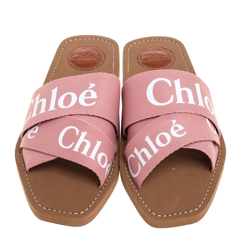 chloe slides pink