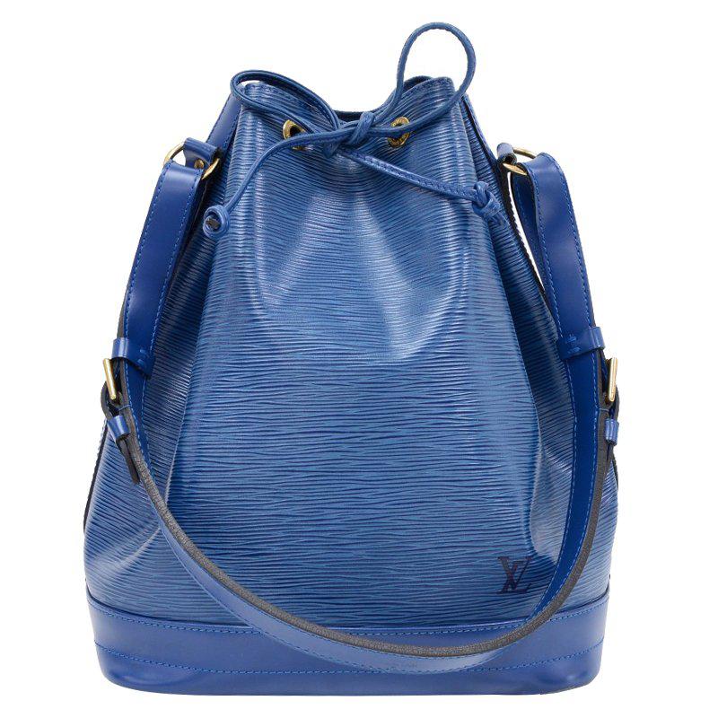 Louis Vuitton Toledo Epi Leather Large Noe Bag in Blue - Lyst