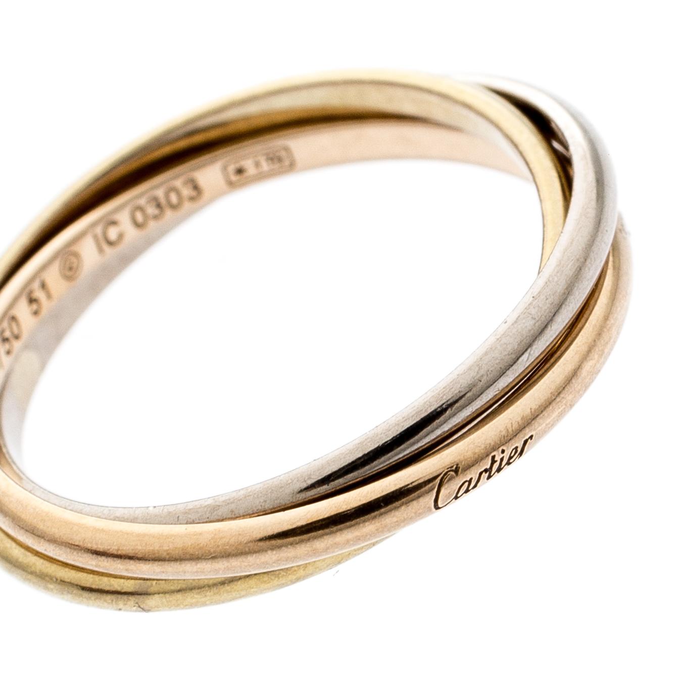 cartier xs trinity ring