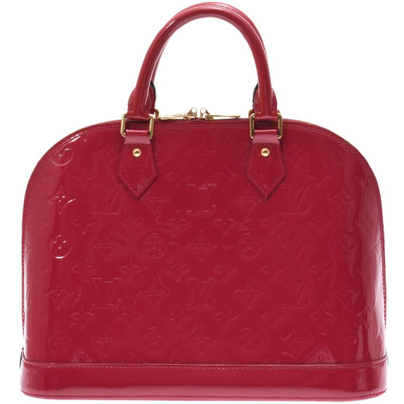 Louis Vuitton Indian Rose Monogram Vernis Alma Pm Bag in Red - Lyst