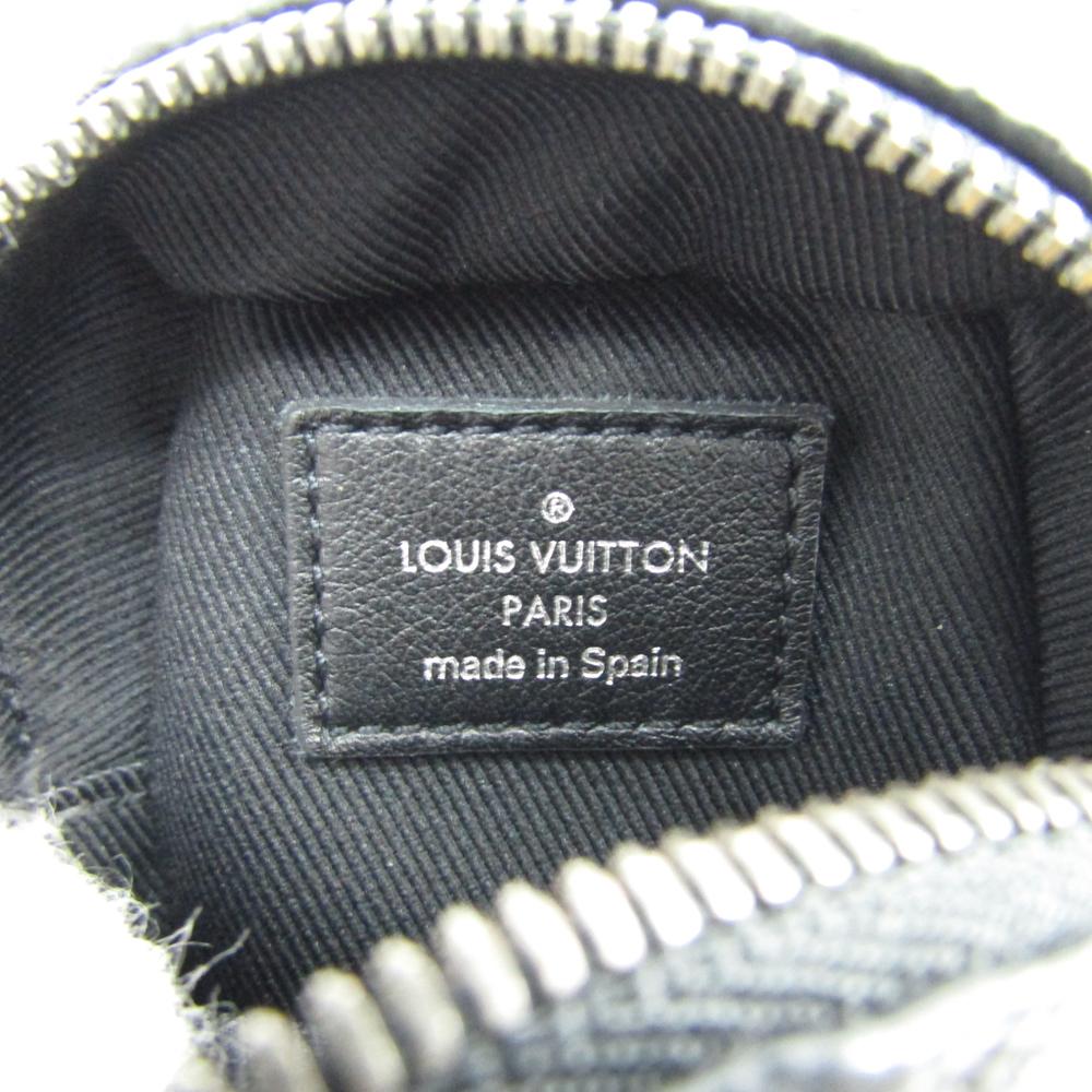 Louis Vuitton Monogram Eclipse Canvas Backpack Bag Charm in Black for Men - Lyst
