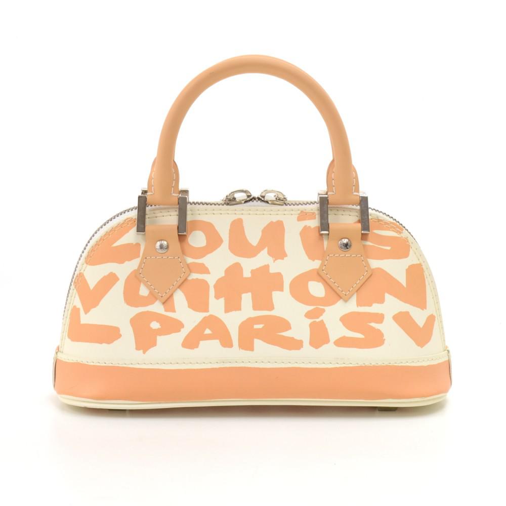 Louis Vuitton Glazed Leather Limited Edition Alma Graffiti Horizontal Bag in Beige (Natural) - Lyst