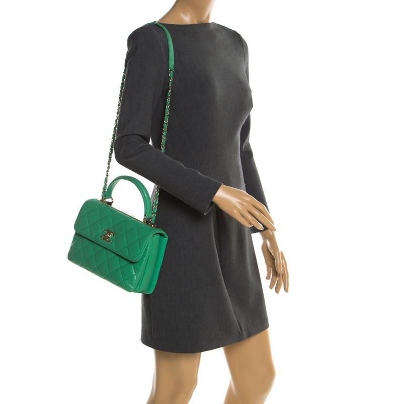 chanel trendy cc green