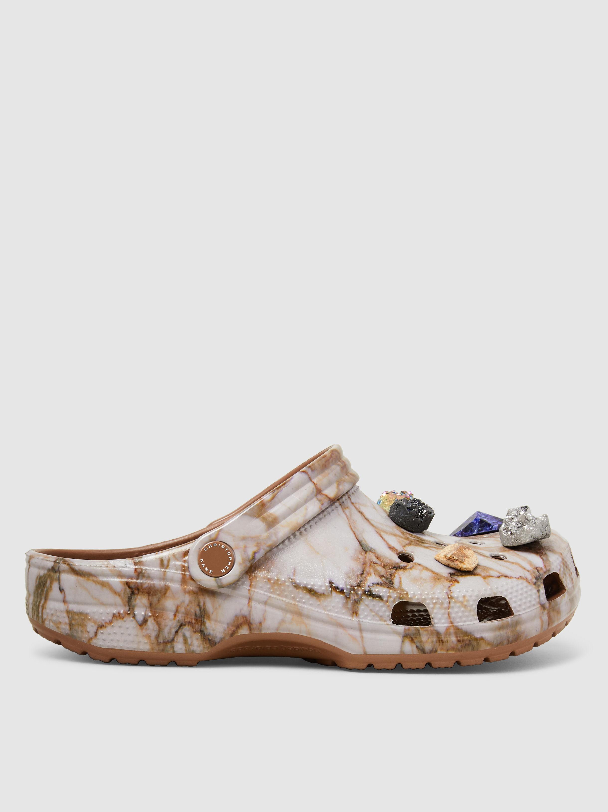 crocs sandals marble