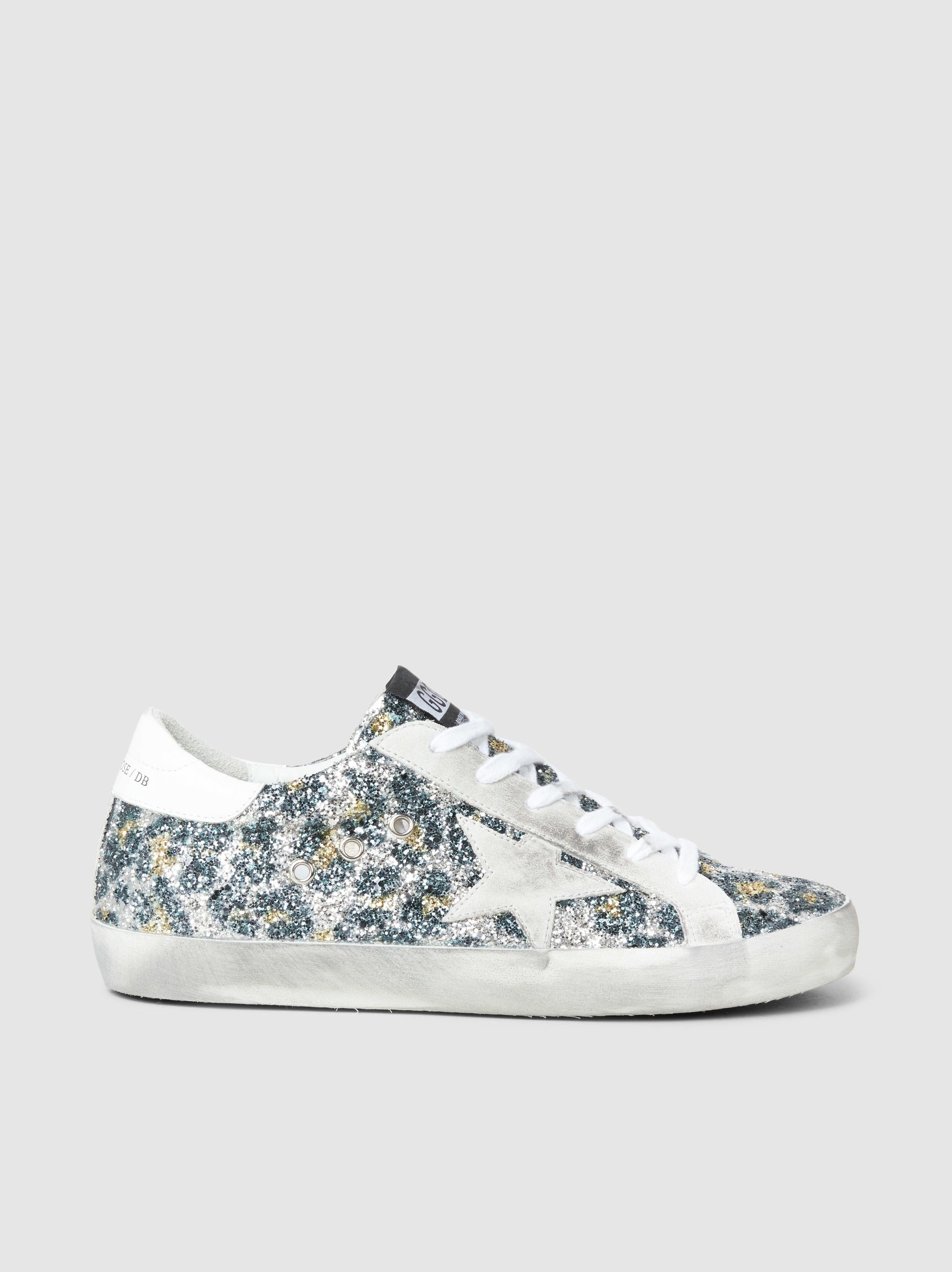 golden goose leopard glitter