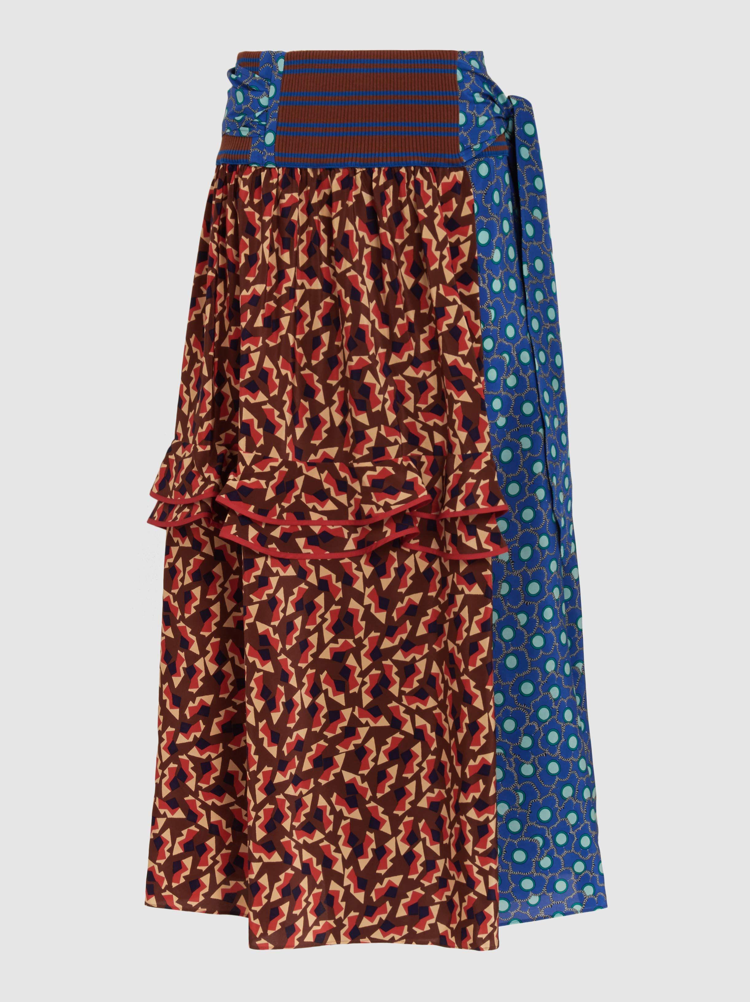 womens printed silk