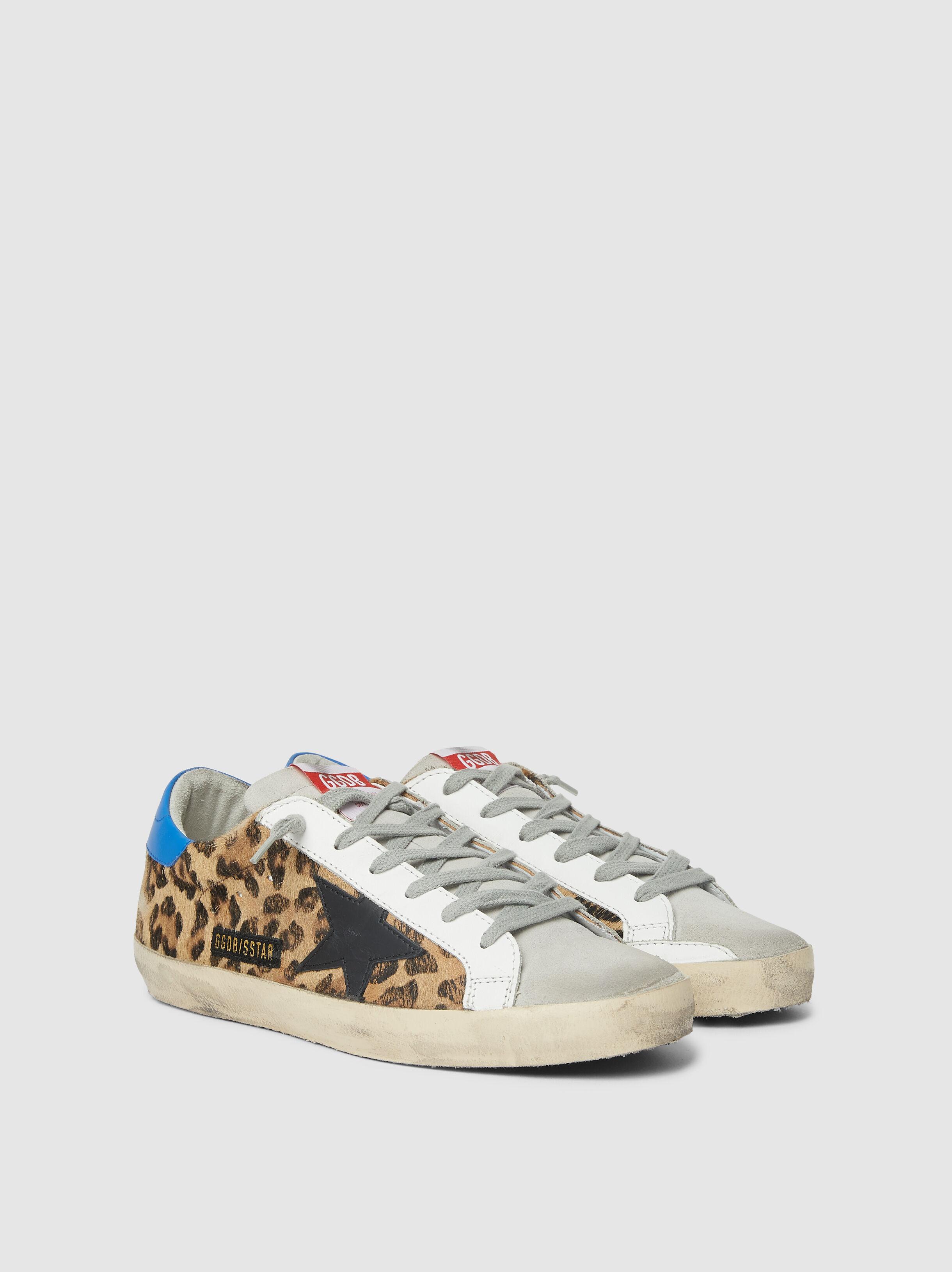 golden goose sneakers leopard