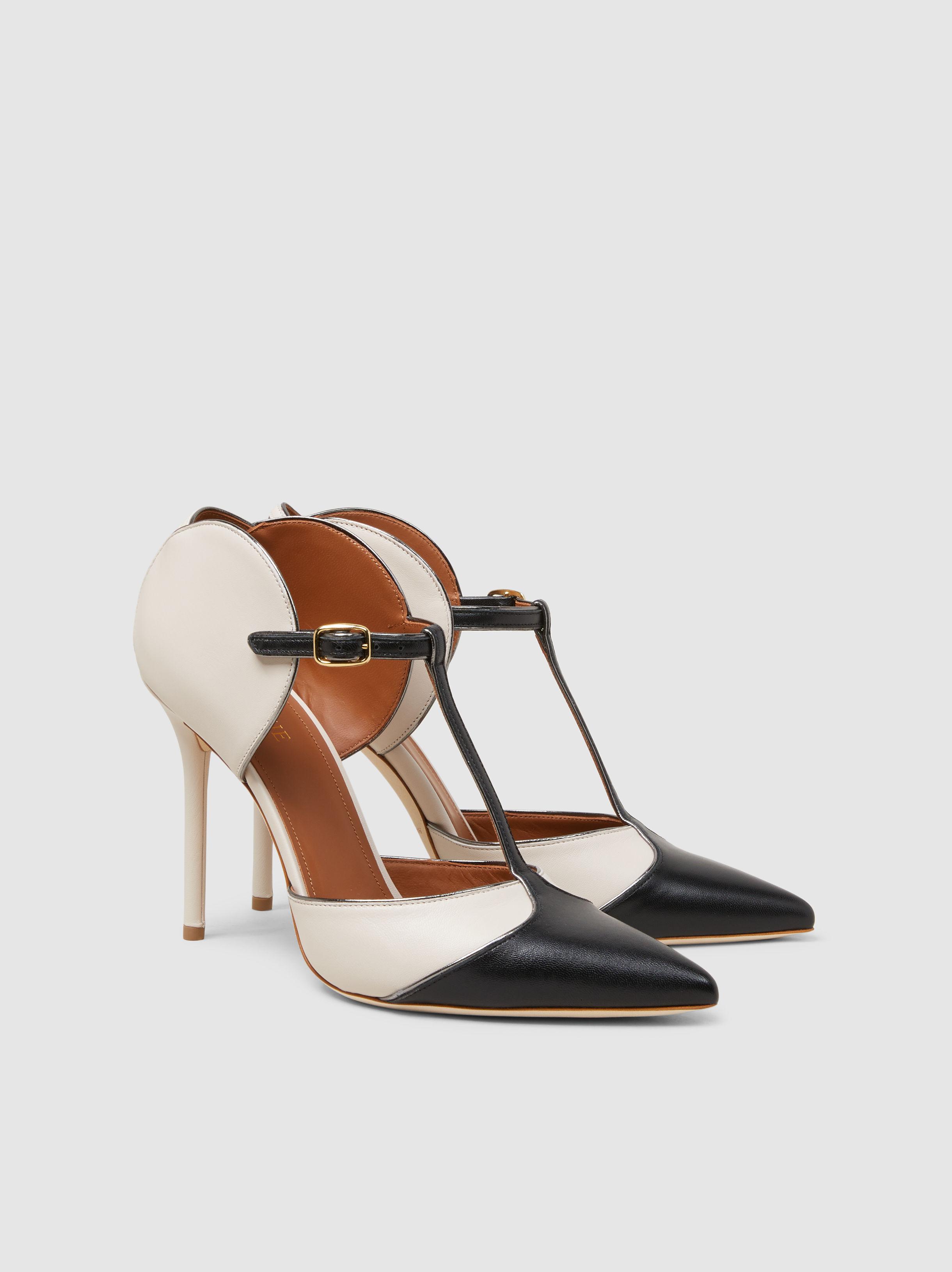 Lyst - Malone Souliers Imogen Two-tone Leather Pumps in Black