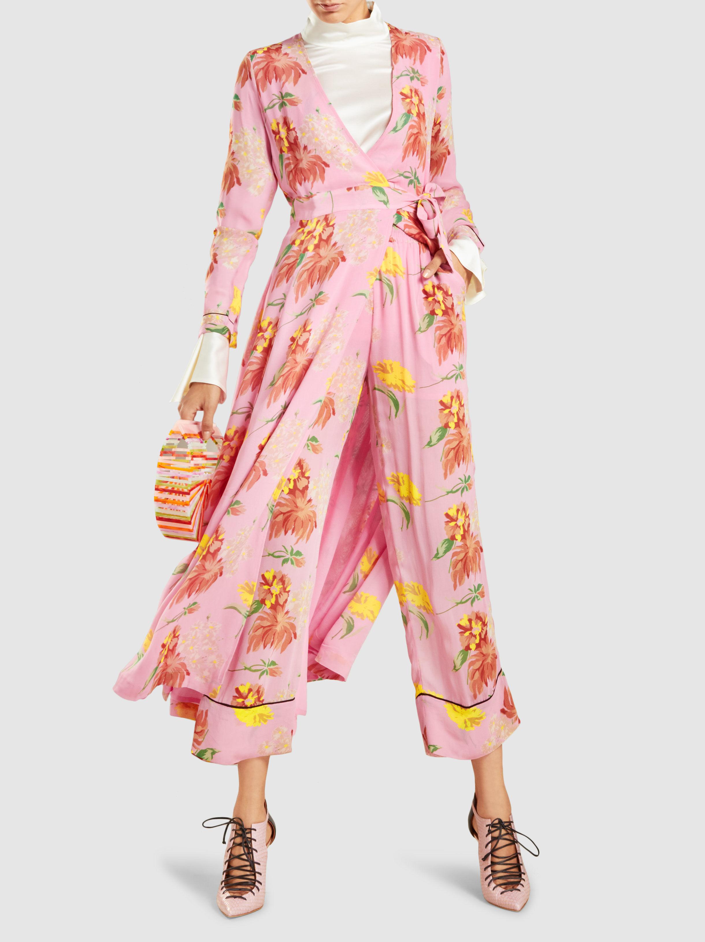 ganni marceau georgette maxi dress