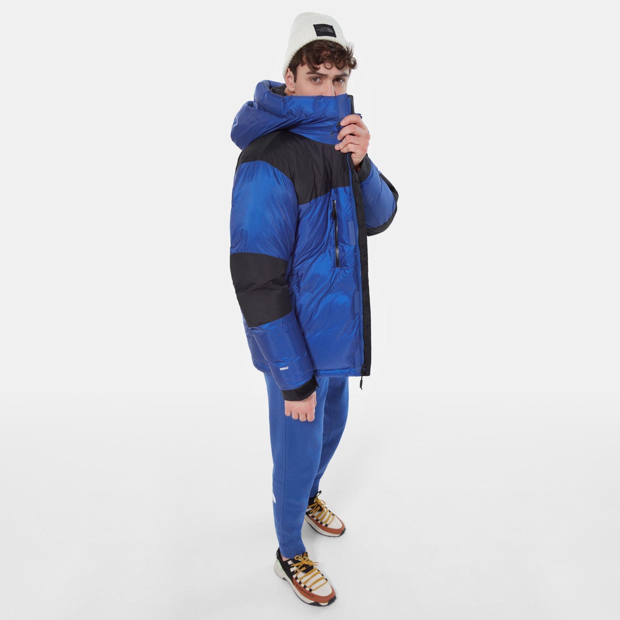 the north face himalayan jacket blue