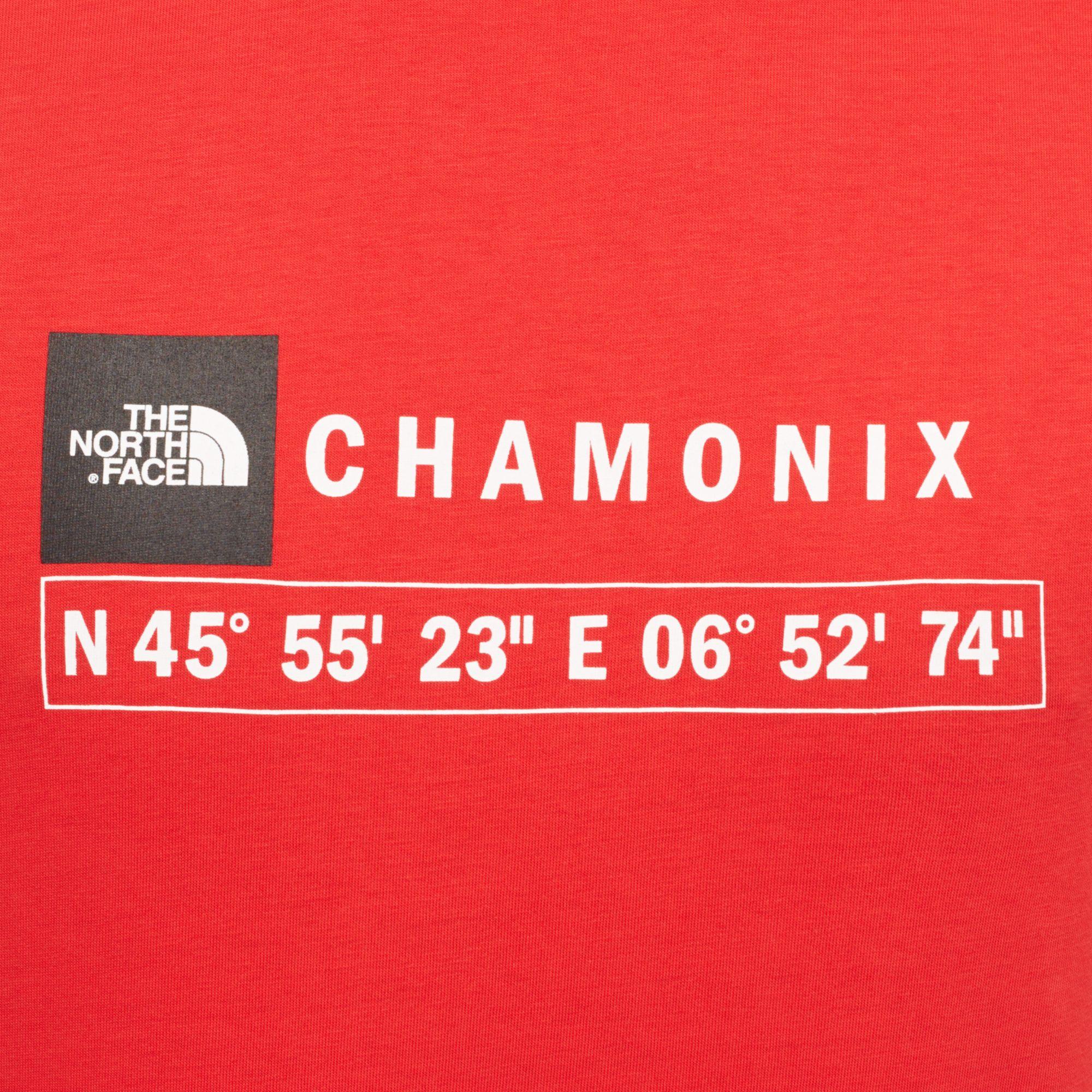 The North Face Chamonix T-shirt in Red for Men | Lyst UK